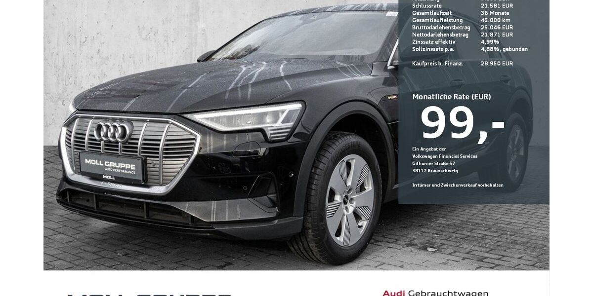 Audi e-tron 38.058 km 28.480 &euro; Düsseldorf 40474