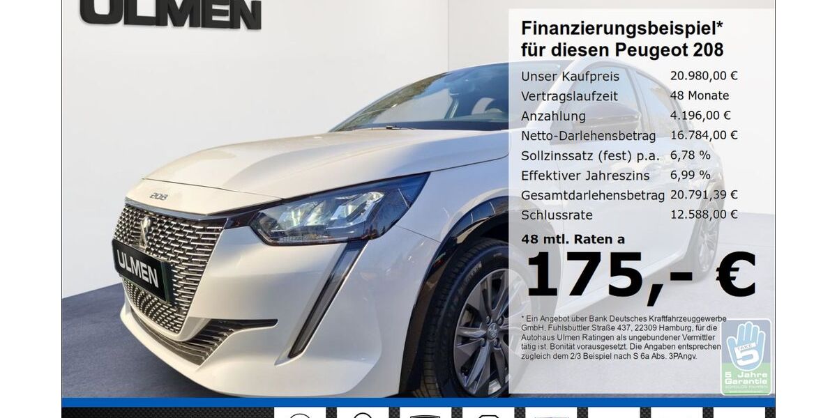 Peugeot 208 19.880 km 20.980 &euro; Ratingen 40880