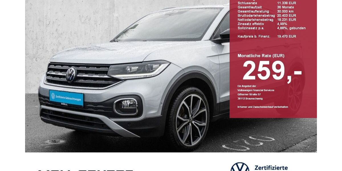 VW T-Cross 20.000 km 19.170 &euro; Düsseldorf 40474