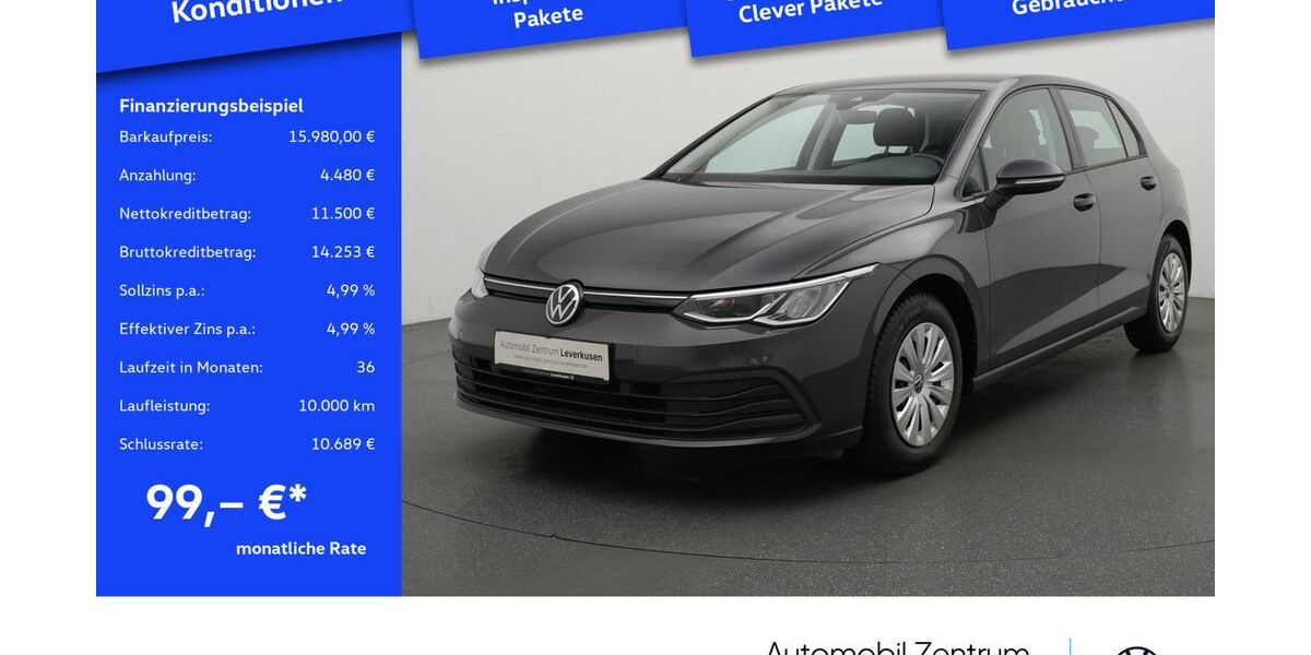 VW Golf 44.051 km 15.680 &euro; Leverkusen 51379