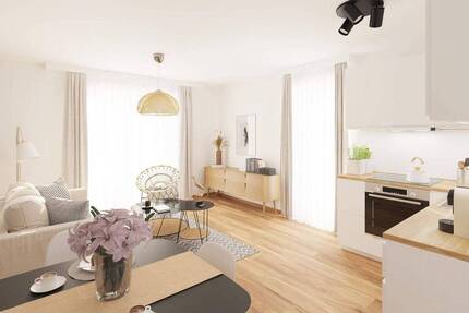 Bezugsfertige 2-Zimmer-Wohnung mit Balkon 2 zimmer