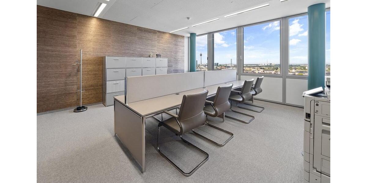 Exklusive 247 Co-Working im Dreischeibenhaus – FLEX Hotdesk zimmer