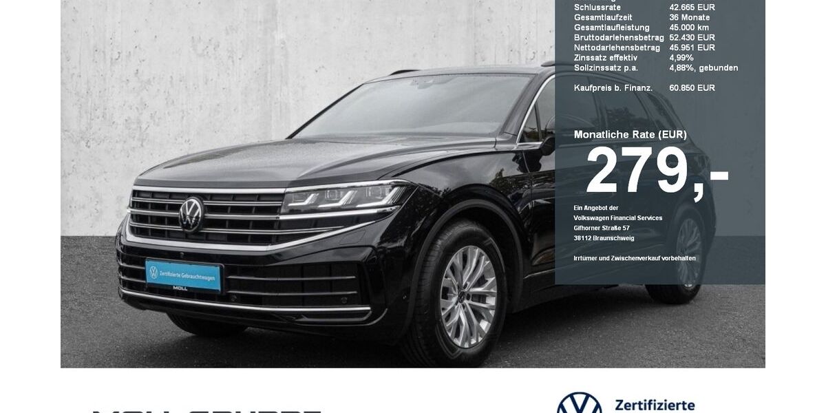 VW Touareg 9.890 km 60.820 &euro; Düsseldorf 40474