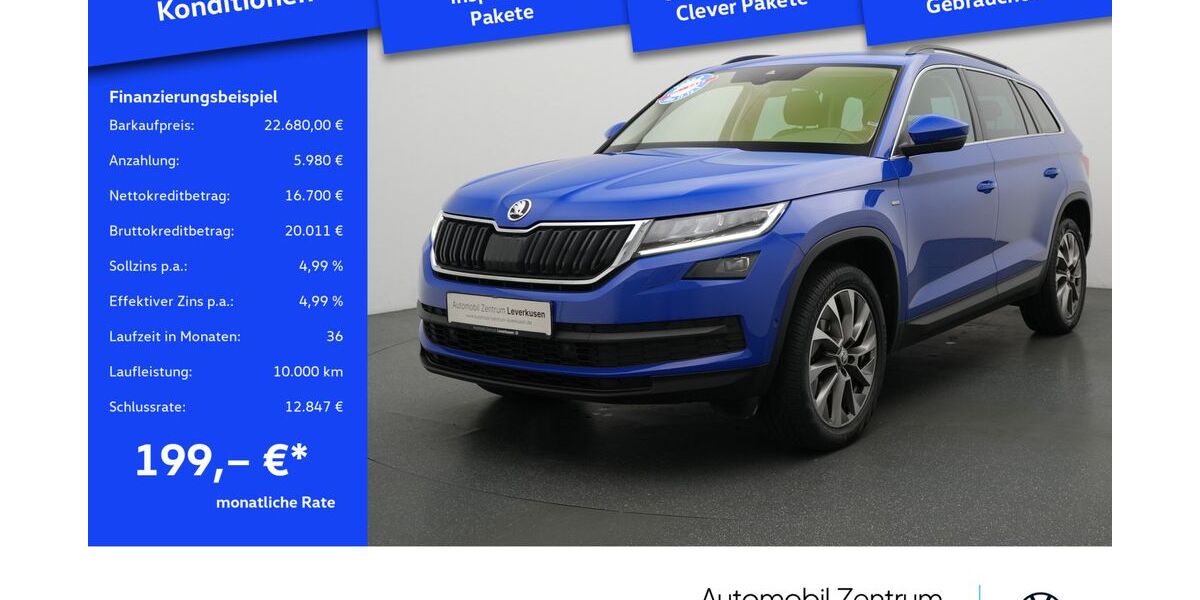 Skoda Kodiaq 99.361 km 21.980 &euro; Leverkusen 51379