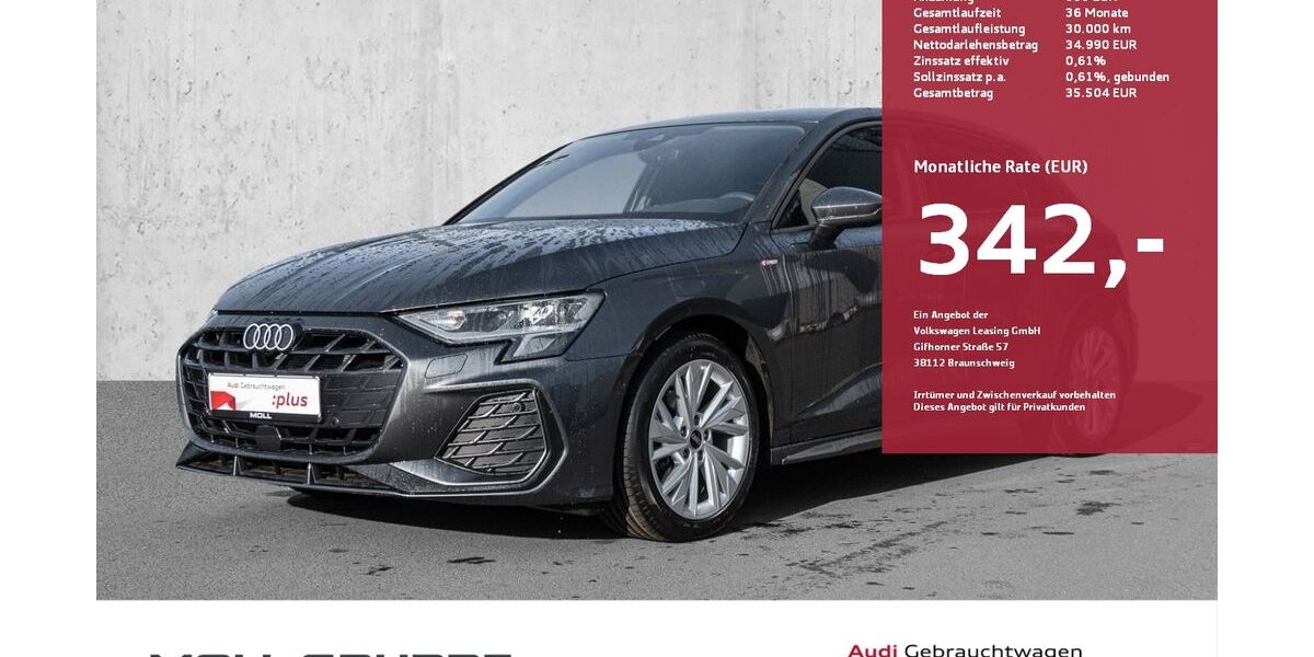 Audi A3 10.690 km 34.380 &euro; Düsseldorf 40549