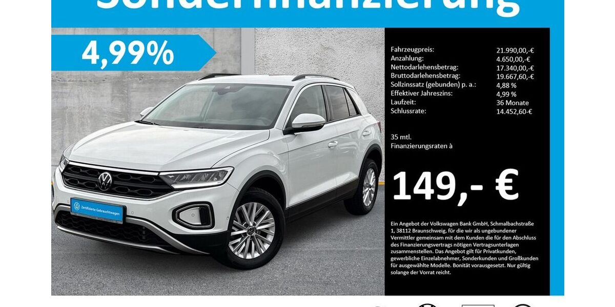 VW T-Roc 57.030 km 21.990 &euro; Kierspe 58566