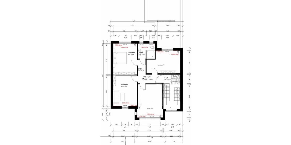 Wohnung, Miete 3 Zimmer, 77,75qm Balkon Solingen Katternberg 977 3 zimmer