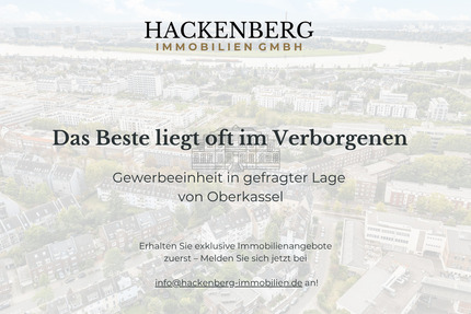 Gewerbeeinheit in gefragter Lage von Oberkassel zimmer